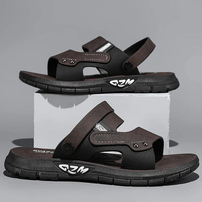 High Quality Men Sandals Summer Slip on Casual Slippers Lightweight Beach Sandals Comfortable Casual Shoes Retro Roman Sandals