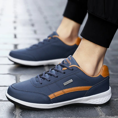 MAEDEF 2024 Men's Flat Shoes Men Sports Shoes Casual Shoes Men's Fashion Outdoor Sneakers Male Lace-Up Mens Running Walking Shoe
