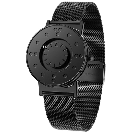 EUTOUR 2025 New Arrival Magnetic Watch Men Digital Black Silver Gray White Quartz Wristwatch
