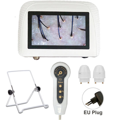 50/200X Charging Scalp Detector Digital Hair Skin Analyzer Microscope For Hair Follicle Testing and Skin Analysis Magnifier NEW