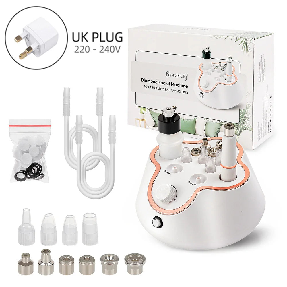 Foreverlily Diamond Facial Peeling Machine Home Use Professional Microdermabrasion Nano Water Spray Exfoliation Beauty Machine