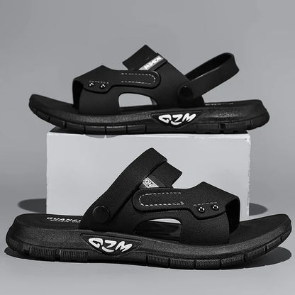 High Quality Men Sandals Summer Slip on Casual Slippers Lightweight Beach Sandals Comfortable Casual Shoes Retro Roman Sandals