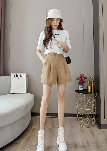 Loose Female Short Pants Jorts Baggy Women's Shorts Outdoor Flowy Casual Luxury Fashion Clothing 2024 Elegant New In To Wear Hot
