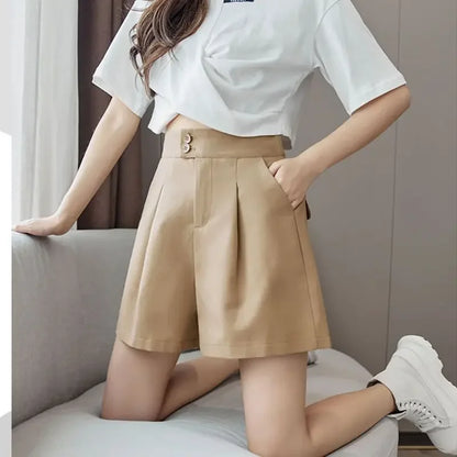 Loose Female Short Pants Jorts Baggy Women's Shorts Outdoor Flowy Casual Luxury Fashion Clothing 2024 Elegant New In To Wear Hot